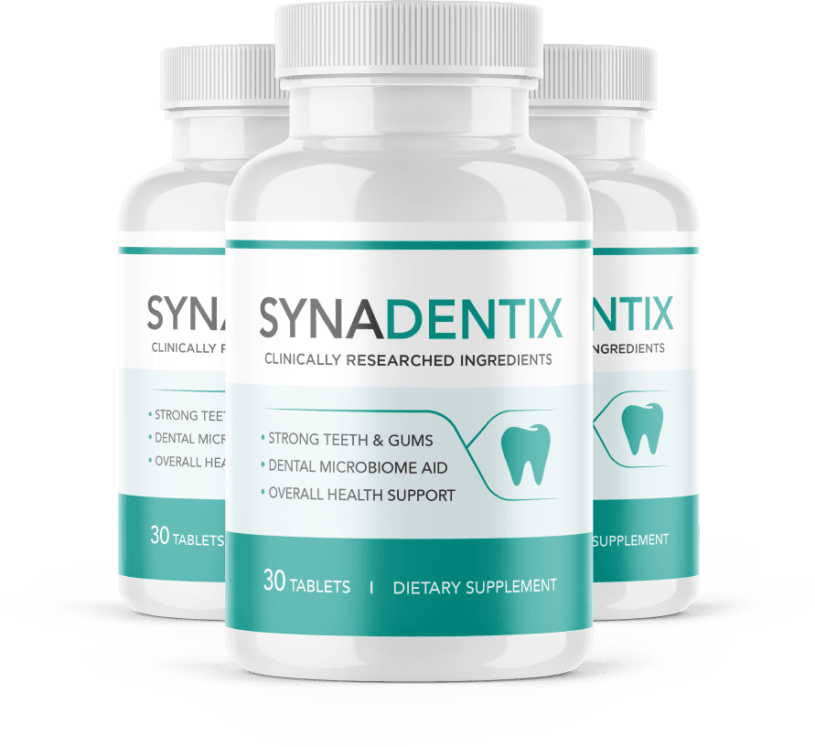 Synadentix oral health supplement bottle
